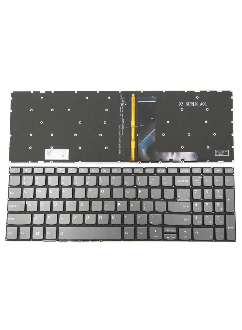 LenovoBacklit Keyboard US Layout for IdeaPad，Compatible with 320-15 330-15 520-15 L340-15 Series Replacement Laptop Keyboard - Image 1